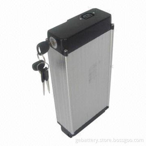 36V, 14Ah Lithium-ion Battery Pack, Rear Rack Style without Controller Case, for E-bikes